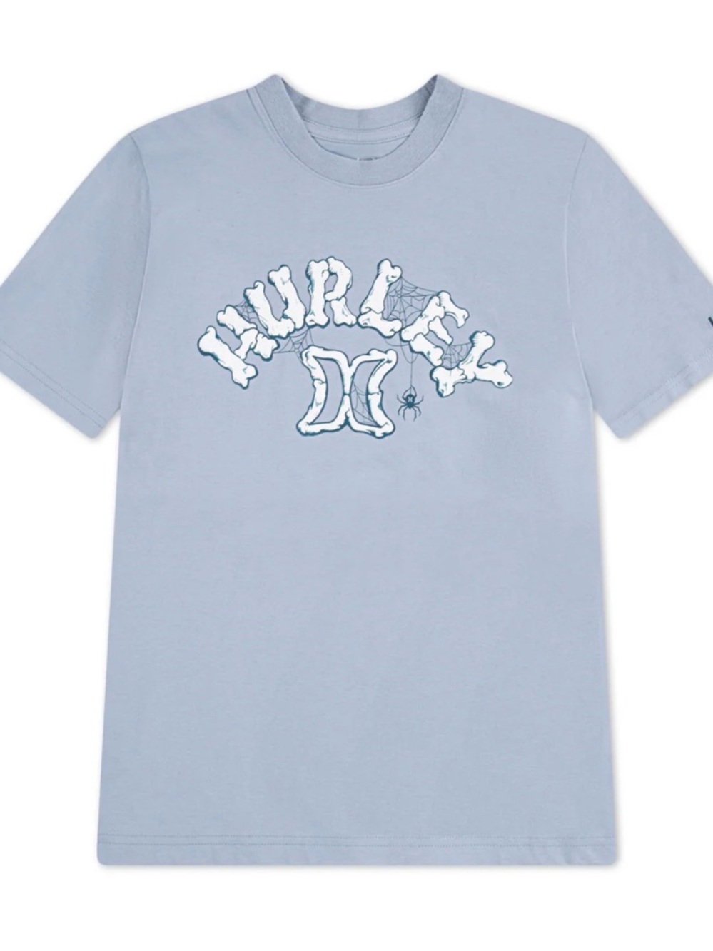 Hurley Pale Blue Bone Logo Tee
